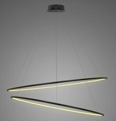 Altavola Design Ledowe Okręgi lampă suspendată 2x83 W negru LA074/P_120_in_3k_black