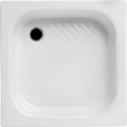 Polimat Karen cădiță de duș pătrată 70x70 cm alb 00209 (00209)