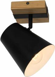 Zuma Line Elti lampă de tavan 1x25 W negru-lemn P22077-1R