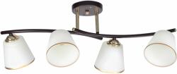 Candellux Greco lampă de tavan 4x40 W alb-negru-auriu 34-22646 (3422646)