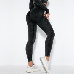  Push Up Jeans Leggings-Fekete/L