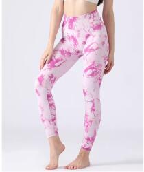  Push Up Batik Leggings-Rózsaszín/M