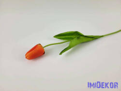  Bimbós tulipán szálas 48 cm - Narancs