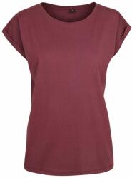 Build Your Brand Bluză lejeră cu mânecă scurtă pentru femei - Cherry | 4XL (BY021-1000278547)