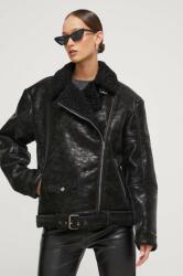 Guess Originals rövid kabát női, fekete, átmeneti, oversize - fekete M - answear - 73 990 Ft