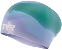 Tyr Tie Dye Long Hair Silicone Cap Junior Lila/zöld