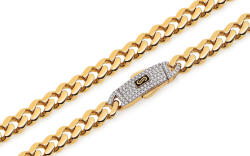 Heratis Forever Monaco Chain Lánc Classic Plain Pavé lock 6, 5 mm IZ29437USA