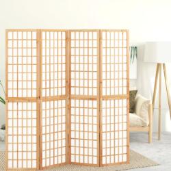 vidaXL 4 paneles japán stílusú összecsukható paraván 160 x 170 cm (352084) - vidaxl