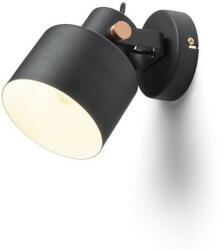 Rendl light studio CELEIA felületre szerelhető matt fekete szálcsiszolt réz 230V E27 40W (R13902) - ledfiller