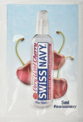 SWISS NAVY Lubrifiant pe Baza de Apa Aroma Cirese Salbatice 5 ml