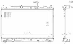 NRF hűtő, motorhűtés NRF 550031 (550031)