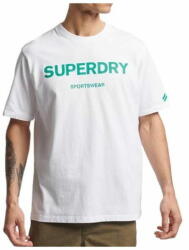 Superdry Póló fehér M Code Core Sport Tee