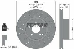 TEXTAR Disc frana TEXTAR PRO+ 92099305 (92099305)