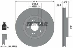 TEXTAR Disc frana TEXTAR PRO+ 92174005 (92174005)
