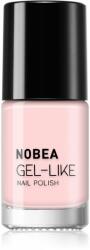 NOBEA Day-to-Day Gel-like Nail Polish lac de unghii cu efect de gel culoare Mademoiselle nude #N48 6 ml