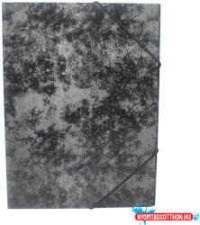 BLUERING Gumis mappa A4, festett prespán mintás karton Bluering(R) fekete (BLPRG642)