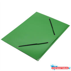 Fornax Gumis mappa A4, 400g. karton Fornax Glossy zöld (400983) - nyomtassotthon