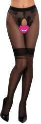 Cottelli Collection Crotchless Tights Retro Style 2510413 Black 2-S