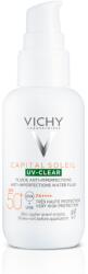 Vichy Fluid anti-imperfectiuni SPF 50+ Capital Soleil UV-Clear, 40 ml, Vichy
