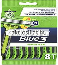 Gillette Blue3 Sensitive eldobható borotva 8db-os