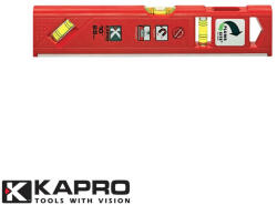 Kapro 929 Toolbox vízmérték, 3 libella - 25 cm (mágneses) (929)
