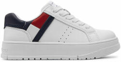 Tommy Hilfiger Sneakers Tommy Hilfiger Flag Low Cut Lace-Up T3X9-33356-1355 M Bianco 100