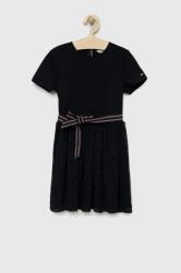 Tommy Hilfiger gyerek ruha sötétkék, midi, harang alakú - sötétkék 122 - answear - 24 585 Ft