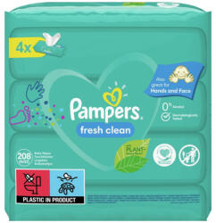  Pampers Fresh Clean, törlőkendő, 4x52 db, 208db