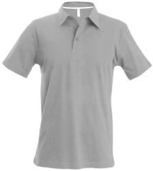 Kariban férfi rövid ujjú galléros piké póló KA241, Oxford Grey-4XL