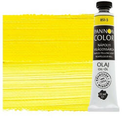 Pannoncolor olajfesték 851-3 nápolyi világossárga 22ml