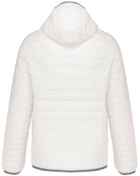 Kariban meleg és ultrakönnyű kapucnis bélelt férfi kabát KA6110, White-L