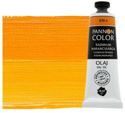 Pannoncolor olajfesték 870-4 kadmium narancssárga 38ml