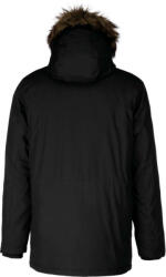 Kariban téli kapucnis bélelt férfi kabát KA621, Black-3XL