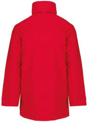 Kariban kapucnis kabát steppelt béléssel KA677, Red-M