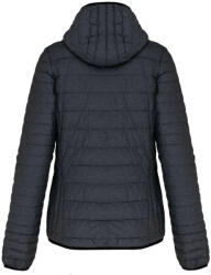 Kariban kapucnis bélelt meleg és ultrakönnyű Női kabát KA6111, Marl Dark Grey-2XL