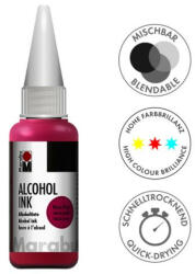 Marabu ALCOHOL INK alkoholos tinta 334 neon pink 20ml