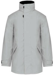 Kariban kapucnis kabát steppelt béléssel KA677, Snow Grey-XS