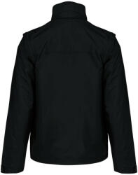 Kariban levehető ujjú bélelt kabát KA639, Black/Orange-L