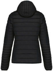 Kariban kapucnis bélelt meleg és ultrakönnyű Női kabát KA6111, Black-2XL