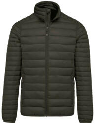 Kariban bélelt meleg és ultrakönnyű férfi kabát KA6120, Dark Khaki-4XL
