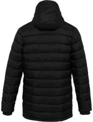 Kariban férfi kapucnis steppelt kabát KA6128, Black-XS