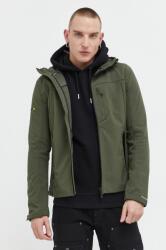 Superdry rövid kabát férfi, zöld, átmeneti - zöld S - answear - 42 990 Ft