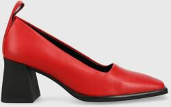 Vagabond Shoemakers bőr flip-flop HEDDA piros, magassarkú, 5303.101. 47 - piros Női 41