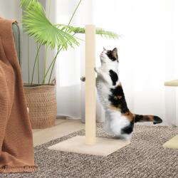 vidaXL Stâlp de zgâriere pentru pisici, crem, 35x35x70 cm (171678) - comfy