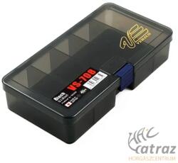 Meiho Tackle Box VS-708 Horgász Doboz - Füst Színű Műcsalis Doboz