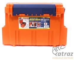 Meiho Tackle Box Bucket Mouth 5000 Horgász Doboz - Narancssárga Szerelékes Láda