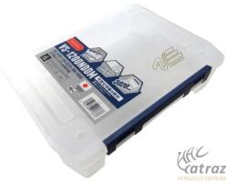 Meiho Tackle Box VS-1200NDDM Horgász Doboz - Áttetsző Extra Mély Doboz