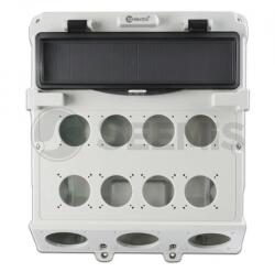 TP Electric Ipari üres Doboz 300x340 Mm, Ip44, 8x(2p+f)+3x(75x75)szerelvényekhez Előkészített (3610-000-0000)