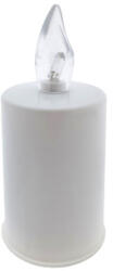 LED fehér temetői gyertya elemekkel (1 db)