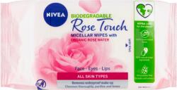 Nivea Micellar Wipes Aqua Rose sminklemosó törlőkendők 25 db